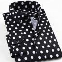 Camicia da uomo a pois F777 1