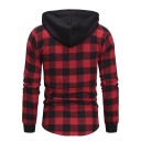 Camicia da uomo con cappuccio F788 1