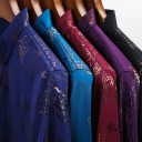 Camicia da uomo con draghi F834 3