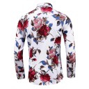 Camicia da uomo con fiori A2654 1