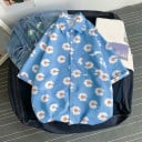 Camicia da uomo con fiori F449 3