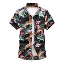 Camicia da uomo con fiori F602 1