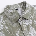 Camicia da uomo con foglie F625 1