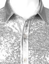Camicia da uomo con paillettes F662 3