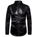 Camicia da uomo con paillettes F746 2