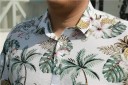Camicia da uomo con palme F767 5