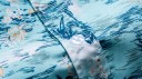Camicia da uomo con stampa estiva - Blu 7