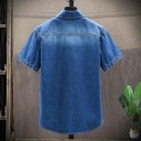 Camicia di jeans da uomo F562 1
