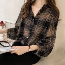 Camicia donna ampia con motivo A544 1