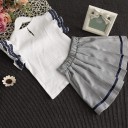 Camicia e gonna da ragazza L1307 1