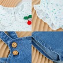 Camicia e pantaloni corti da bambina L1457 3