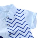 Camicia e pantaloni corti da bambino L1636 2