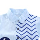 Camicia e pantaloni corti da bambino L1636 3