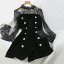 Camicia e tuta in pizzo da donna 1