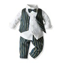 Camicia, gilet e pantaloni per bambini L1585 7