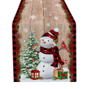 Camino de mesa navideño 180 x 33 cm 9