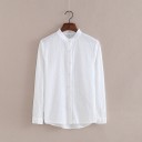 Camisa blanca de manga larga para mujer 6