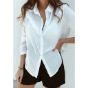 Camisa blanca mujer con volantes Eliana 1