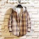 Camisa con capucha para hombre F745 4