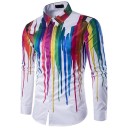 Camisa de color para hombre F541 5