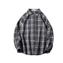 Camisa de cuadros para hombre F413 6