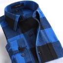Camisa de cuadros para hombre F414 7