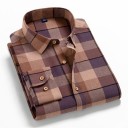 Camisa de cuadros para hombre F414 22