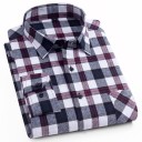 Camisa de cuadros para hombre F414 4
