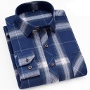 Camisa de cuadros para hombre F504 16
