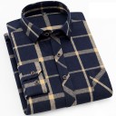 Camisa de cuadros para hombre F504 7