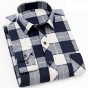 Camisa de cuadros para hombre F504 6