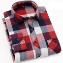 Camisa de cuadros para hombre F504 12