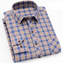 Camisa de cuadros para hombre F504 13