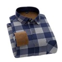 Camisa de cuadros para hombre F510 9