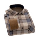 Camisa de cuadros para hombre F510 4