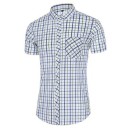 Camisa de cuadros para hombre F561 10