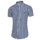 Camisa de cuadros para hombre F561 8
