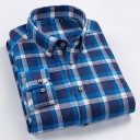 Camisa de cuadros para hombre F615 4