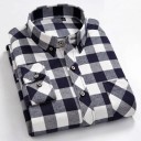 Camisa de cuadros para hombre F615 5