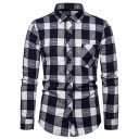 Camisa de cuadros para hombre F642 3