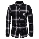 Camisa de cuadros para hombre F642 14