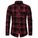 Camisa de cuadros para hombre F642 15