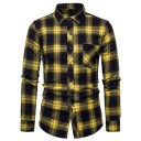 Camisa de cuadros para hombre F642 16