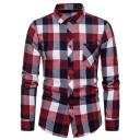 Camisa de cuadros para hombre F642 10