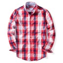 Camisa de cuadros para hombre F676 2