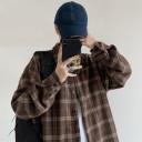 Camisa de cuadros para hombre F692 4