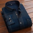 Camisa de cuadros para hombre F762 16