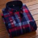 Camisa de cuadros para hombre F762 6