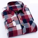 Camisa de cuadros para hombre F773 1