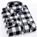 Camisa de cuadros para hombre F773 2